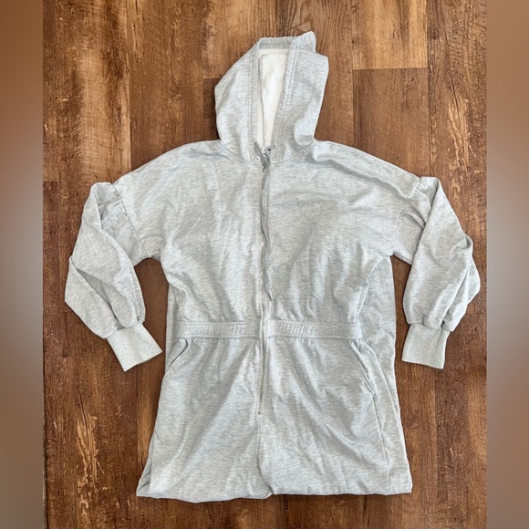 FashionNova Heather Grey Jumpsuit - Picture 2 of 8